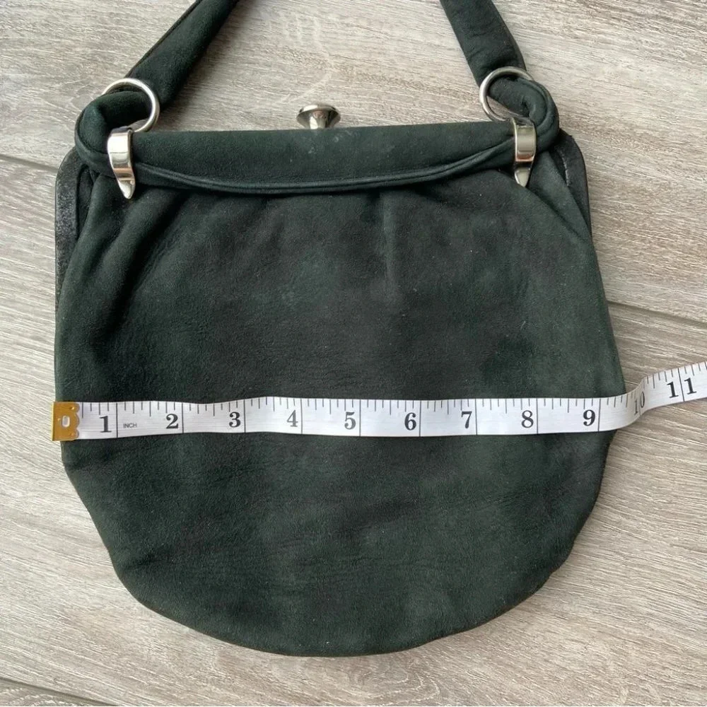 Vintage Coret Suede Leather Purse Made in Canada